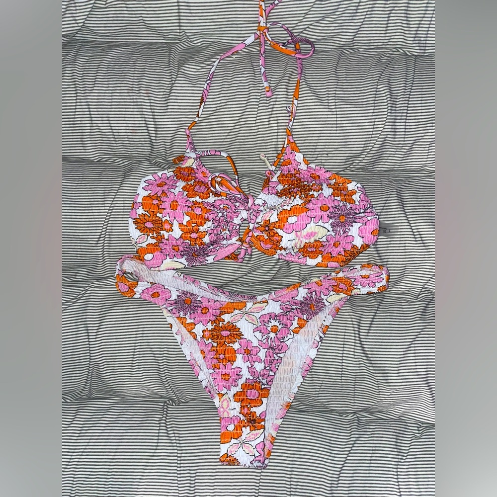 Flower bathing suit